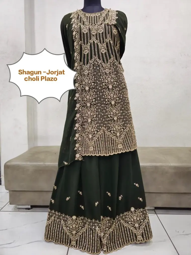 Most trending choli plazo