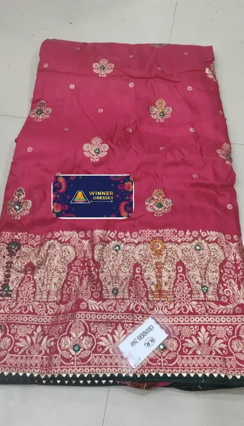 Beautiful chanderi design Saree 