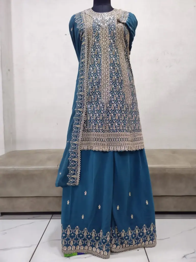 Most trending choli plazo