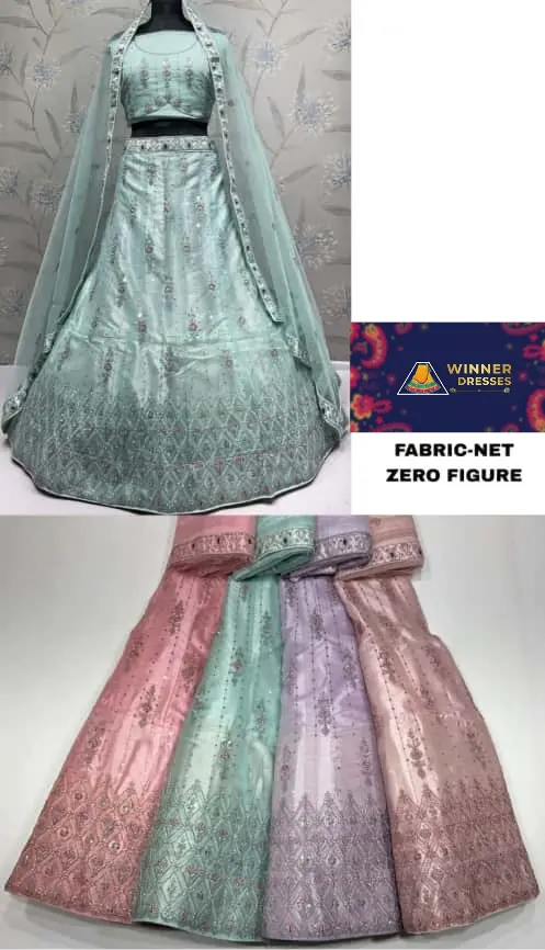 Beautiful net lehenga 