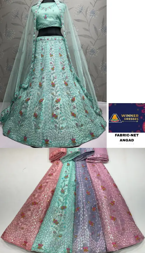 Beautiful net lehenga 