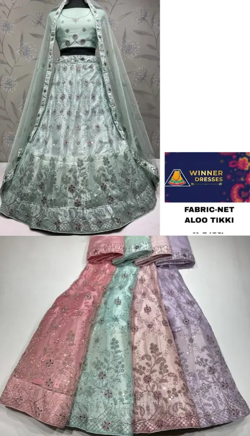 Beautiful net lehenga 