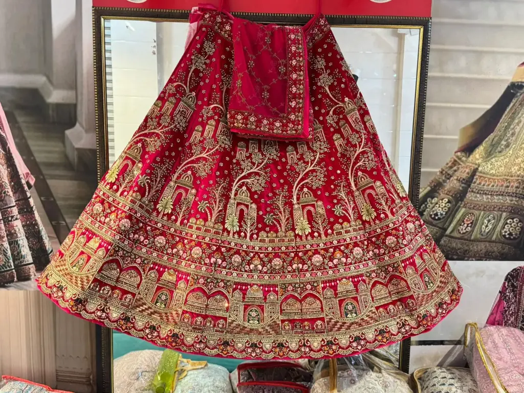 Handcrafted rajwadi lehenga 