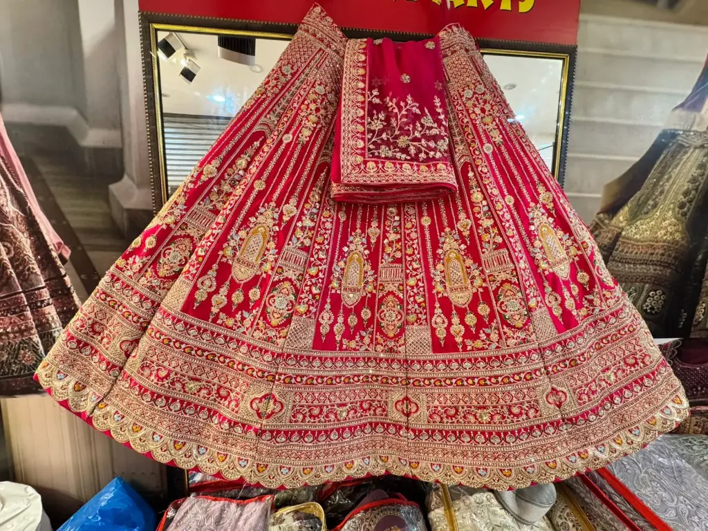 Rajwadi lehenga with beautiful design