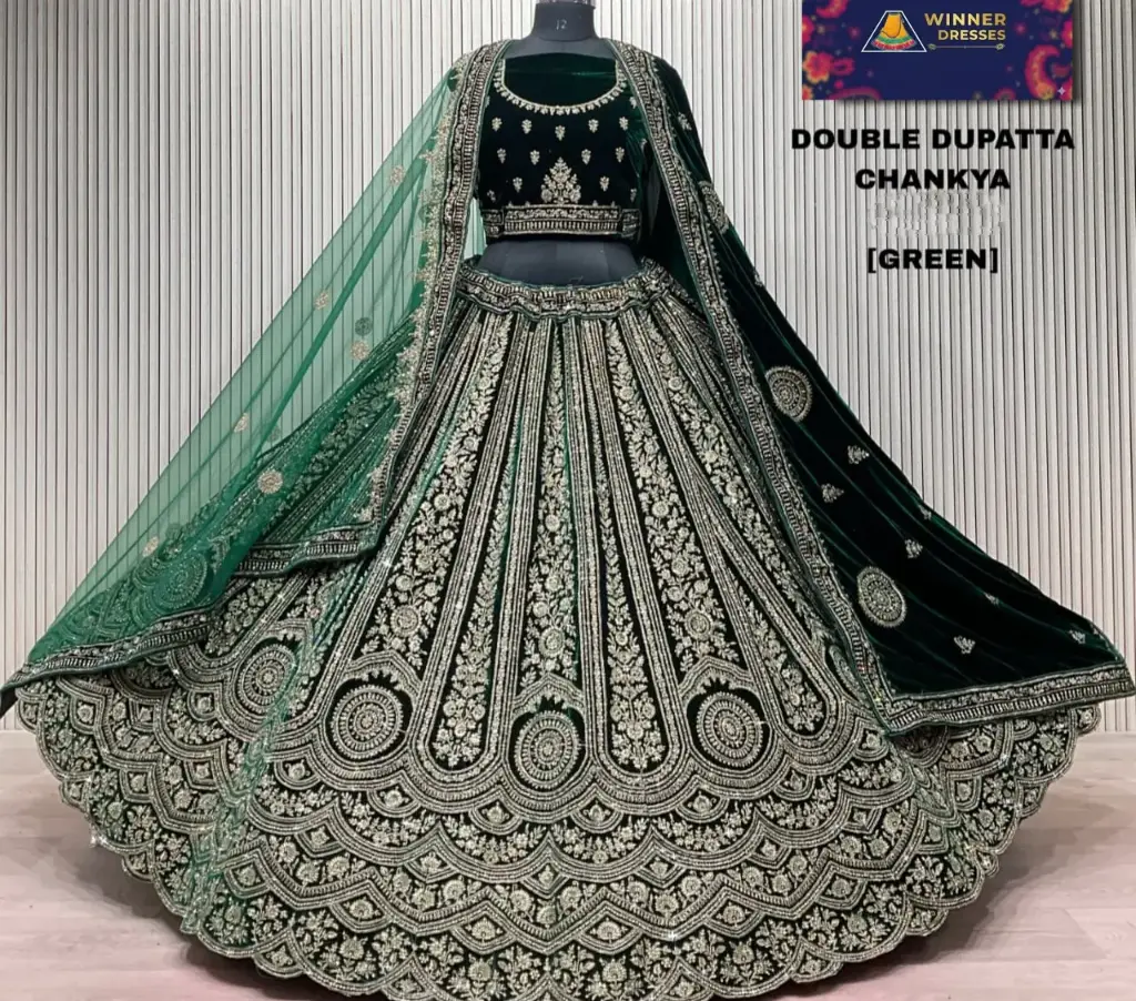 Bridal rajwadi lehenga 
