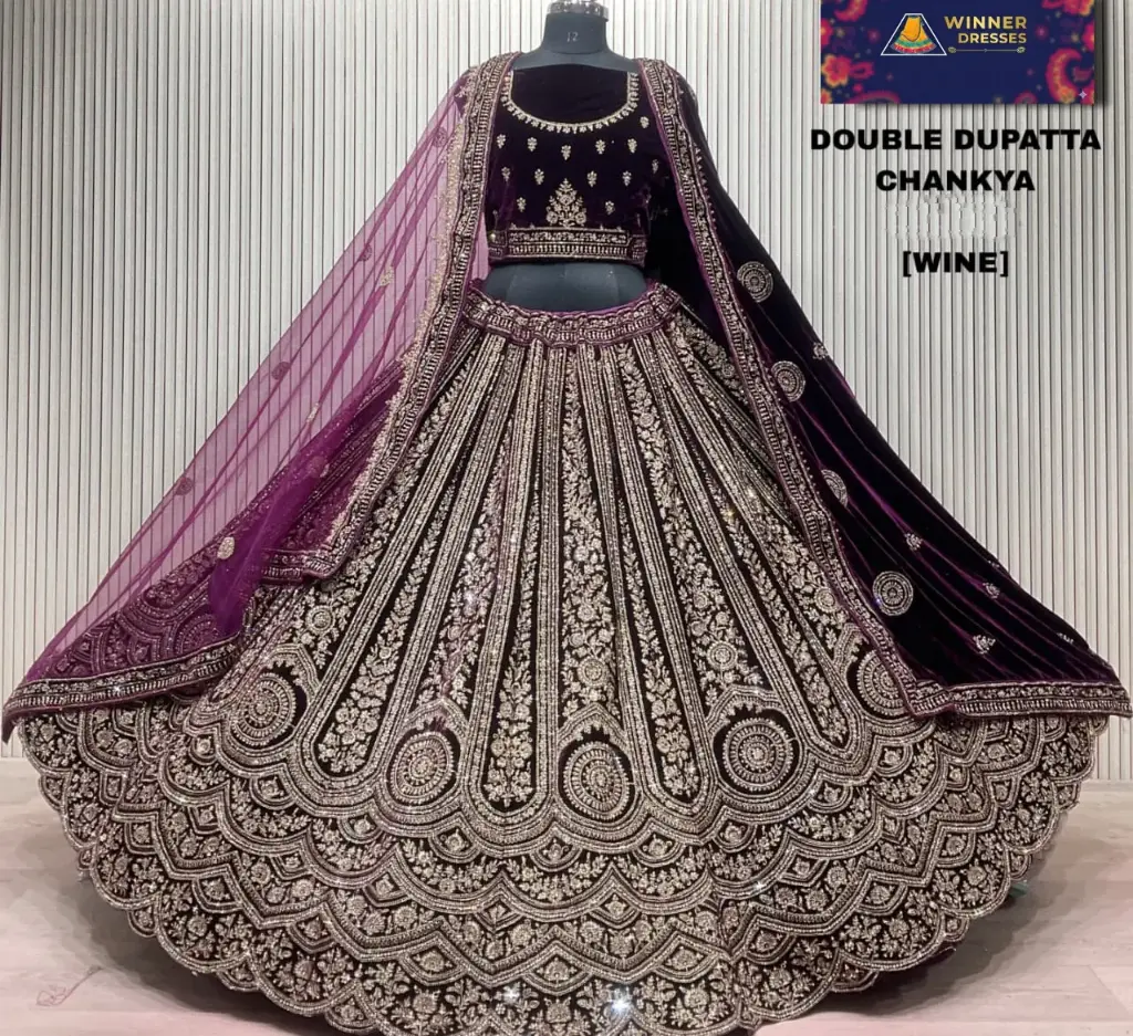 Bridal rajwadi lehenga 