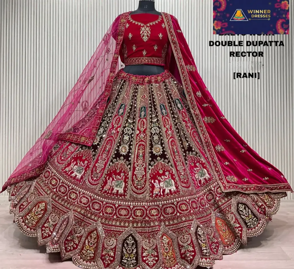 Bridal rajwadi lehenga 