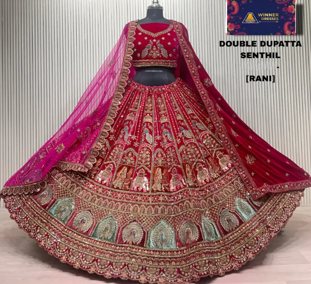 Bridal rajwadi lehenga 