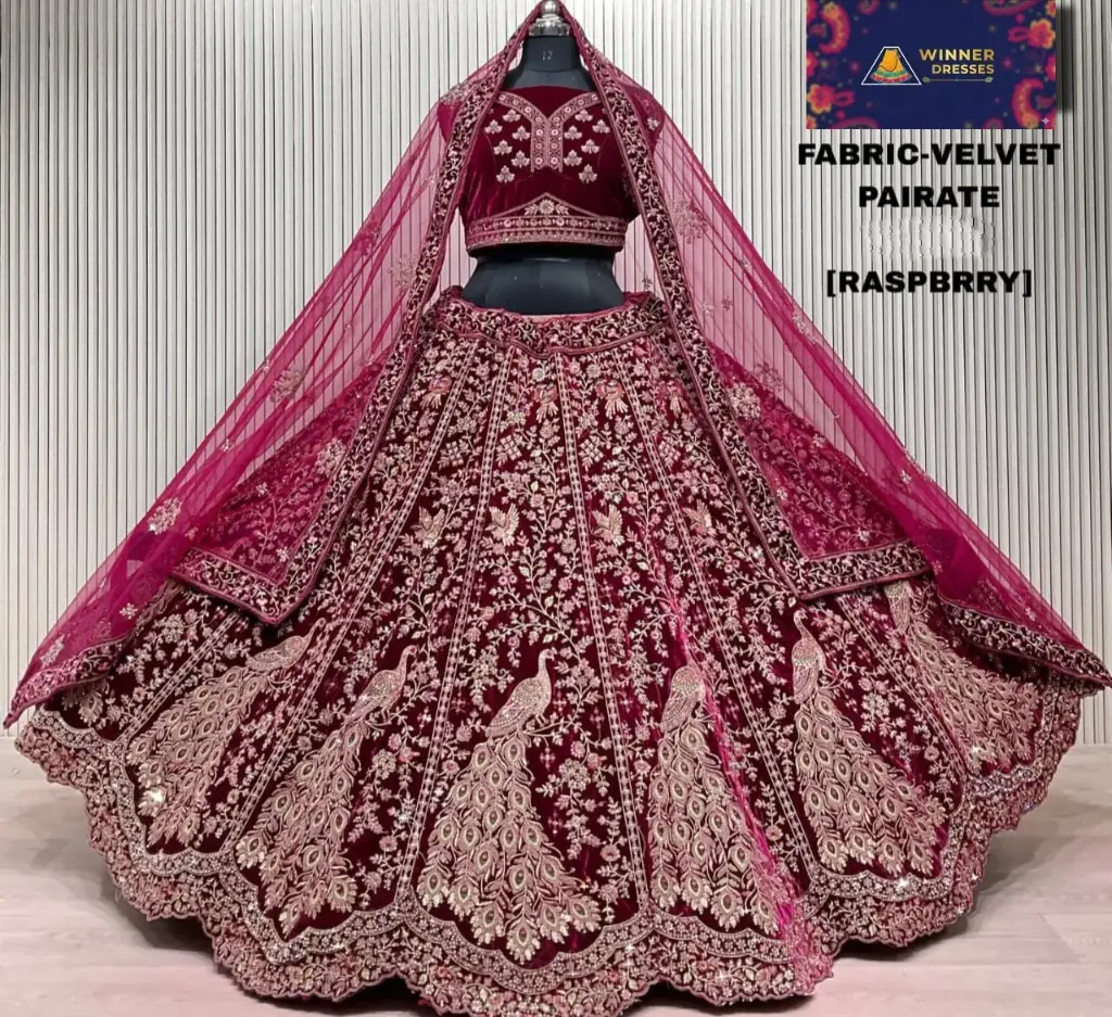 Bridal rajwadi lehenga 