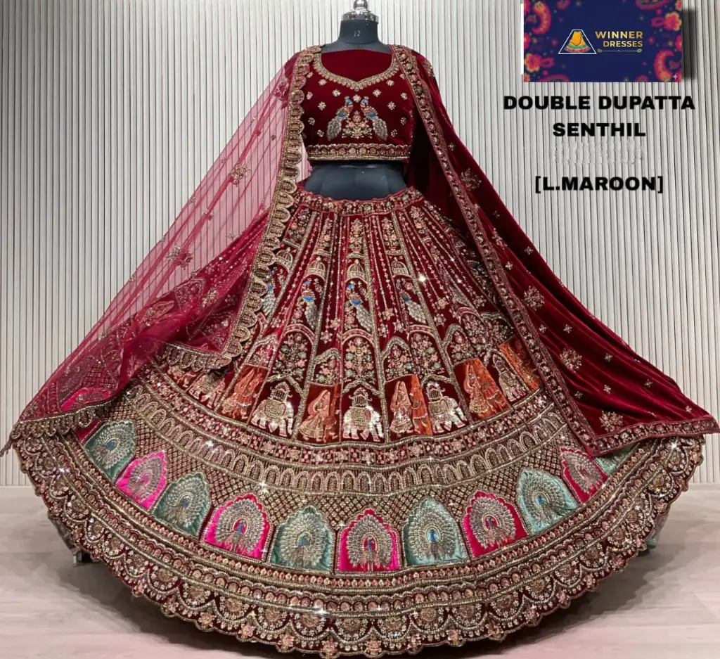 Bridal rajwadi lehenga 
