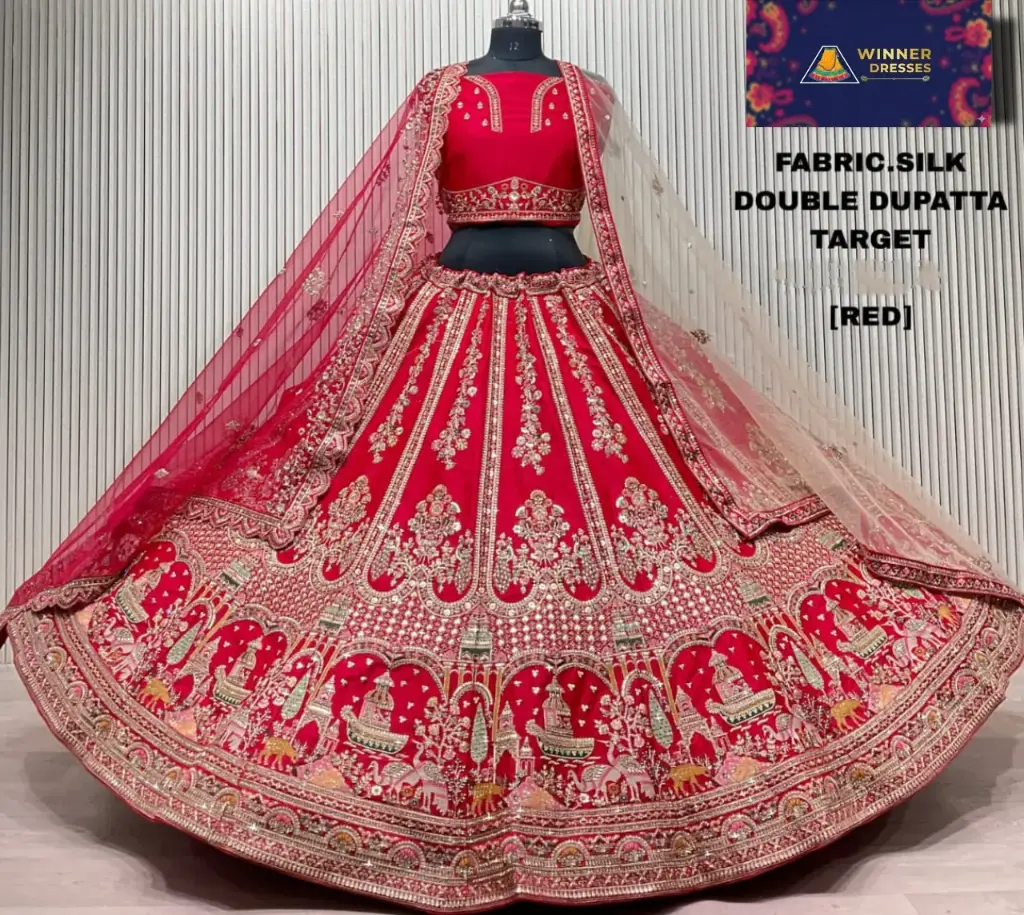 Bridal rajwadi lehenga 