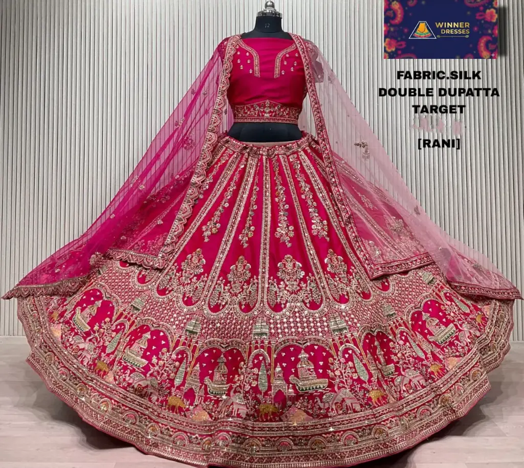 Bridal rajwadi lehenga 
